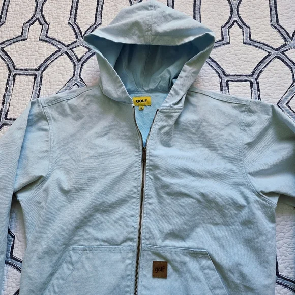 NWOT Golf Wang Canvas Hooded Work Jacket - Picture 6 of 13